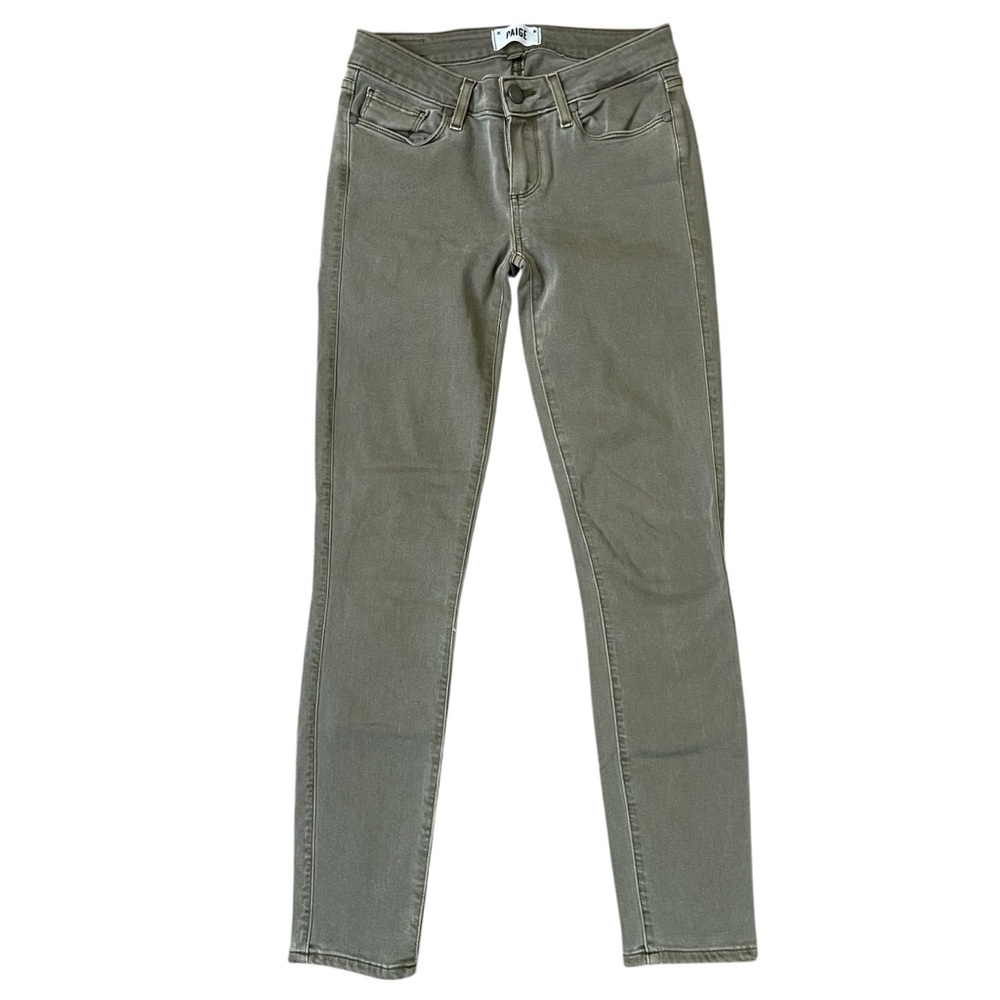 Paige Olive Green Sz. 26 Denim‎ Jeans Verdugo Ankle Excellent condition